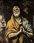 The Repentant Peter by El Greco